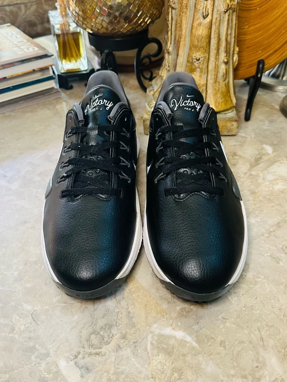 Nike Victory Pro 4 Wide Fit Black Grey Golf Shoes Men’s Size 12 HM9220-001